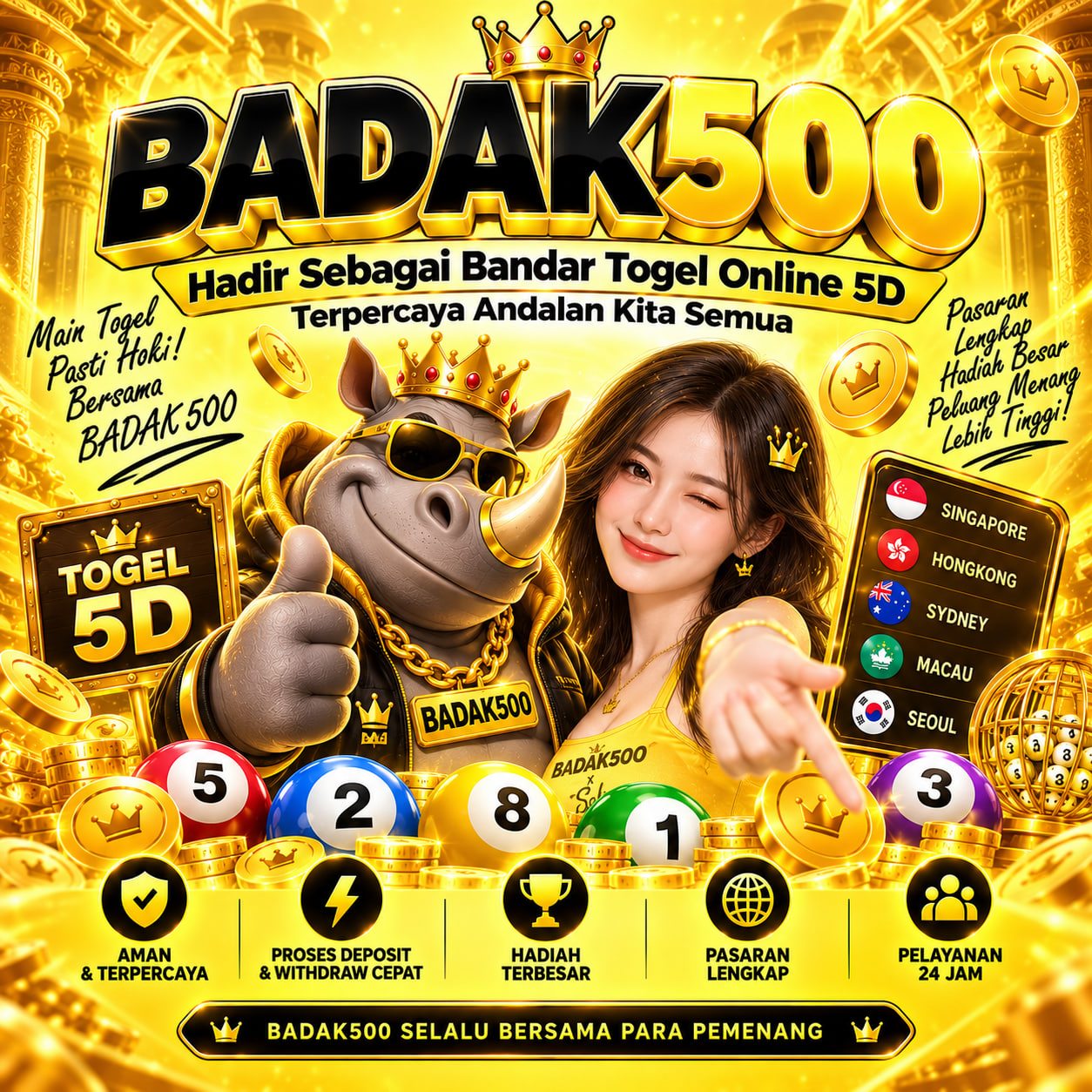 BADAK500: Hadir Sebagai Bandar Togel Online 5D Terpercaya Andalan Kita Semua