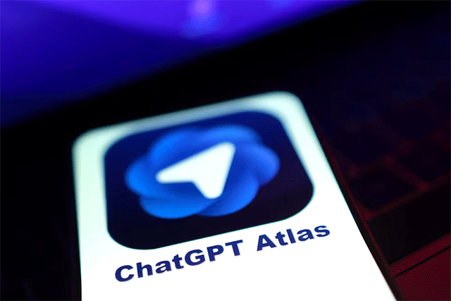 ChatGPT Atlas logo is seen in this illustration taken October 21, 2025