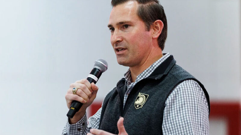 Republican congressional candidate Matt Van Epps during a "get out the vote" event in Franklin, Tenn., on Monday.Brett Carlsen / Getty Images