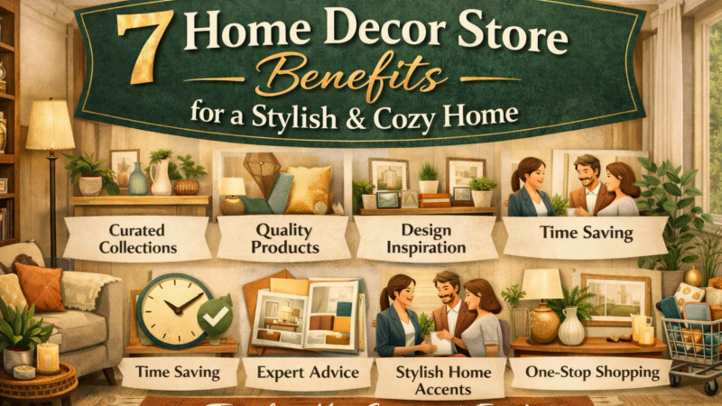 7 Home Decor Store Benefits for a Stylish & Cozy Home