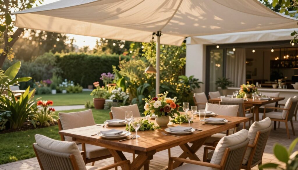 al fresco dining area