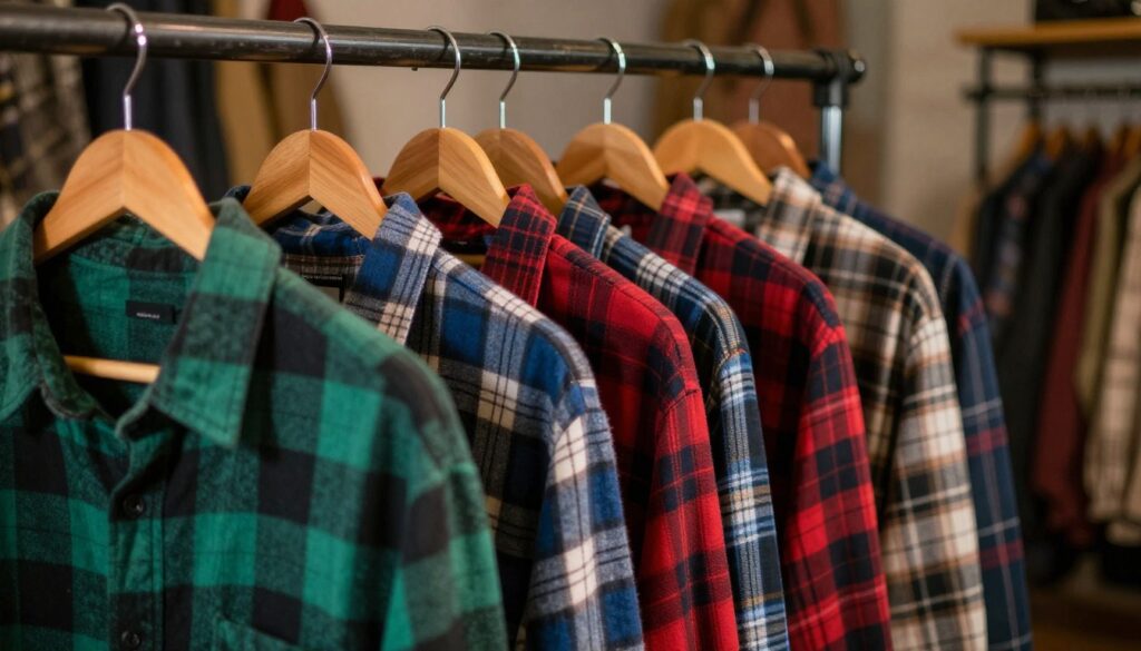 grunge style flannel shirts
