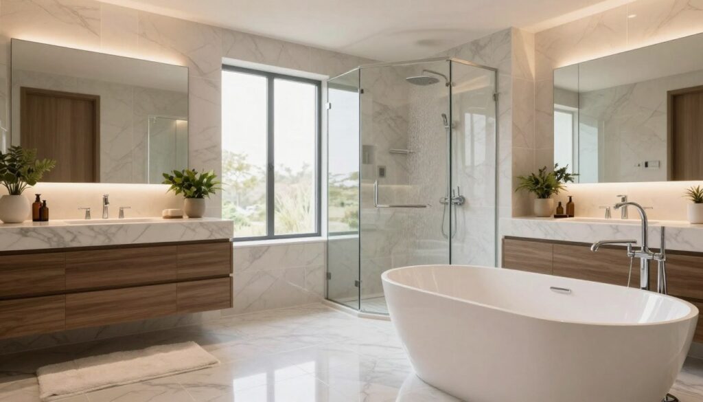 luxury bathroom renovation