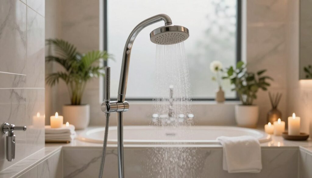 luxury bathroom showerhead