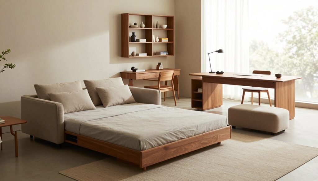 multifunctional furniture pieces